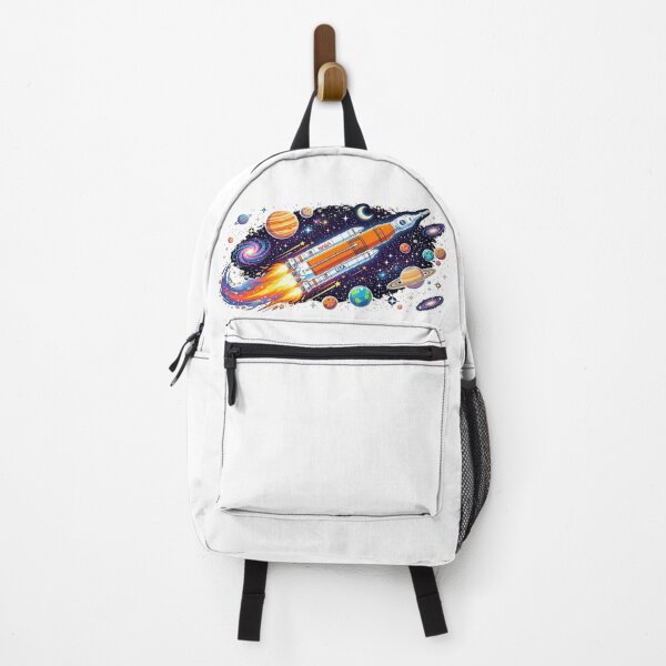 Item preview, Comic Style NASA SLS Rocket in the Galaxy designed and sold by Pixels By D.