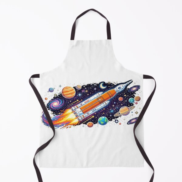 Item preview, Comic Style NASA SLS Rocket in the Galaxy designed and sold by Pixels By D.