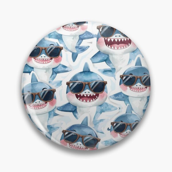 Item preview, Happy Sharks  designed and sold by PamLeeDesign.