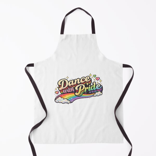 Item preview, Retro “Dance with Pride” Rainbow LGBTQ Celebration Statement designed and sold by Aryabek.