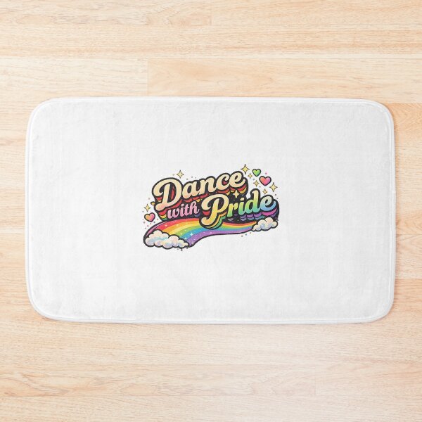 Item preview, Retro “Dance with Pride” Rainbow LGBTQ Celebration Statement designed and sold by Aryabek.
