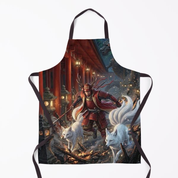 Item preview, Sanada Yukimura: The Crimson Samurai & Kitsune designed and sold by Mori-no-Akari.