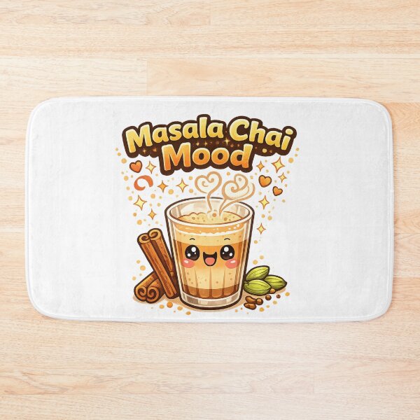 Item preview, Masala Chai Mood Cute Kawaii Indian Tea Cartoon | Cozy Chai Lover Aesthetic designed and sold by Globalcitytees.