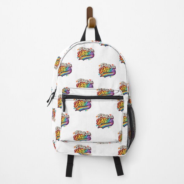Item preview, Vibrant “Play with Pride” LGBTQ+ Rainbow Fun Statement designed and sold by Aryabek.