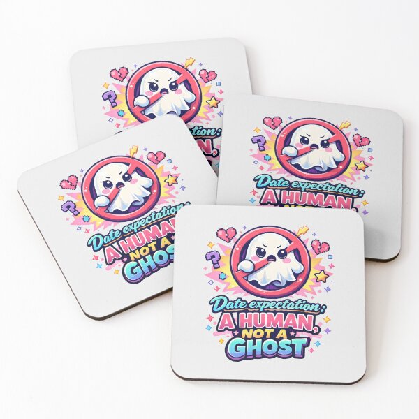 Item preview, Human Not a Ghost Dating Humor Pop Art designed and sold by SplashTastic.