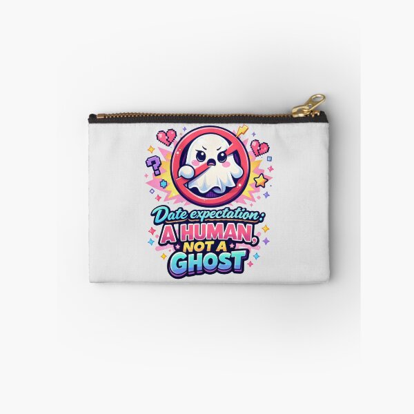 Item preview, Human Not a Ghost Dating Humor Pop Art designed and sold by SplashTastic.