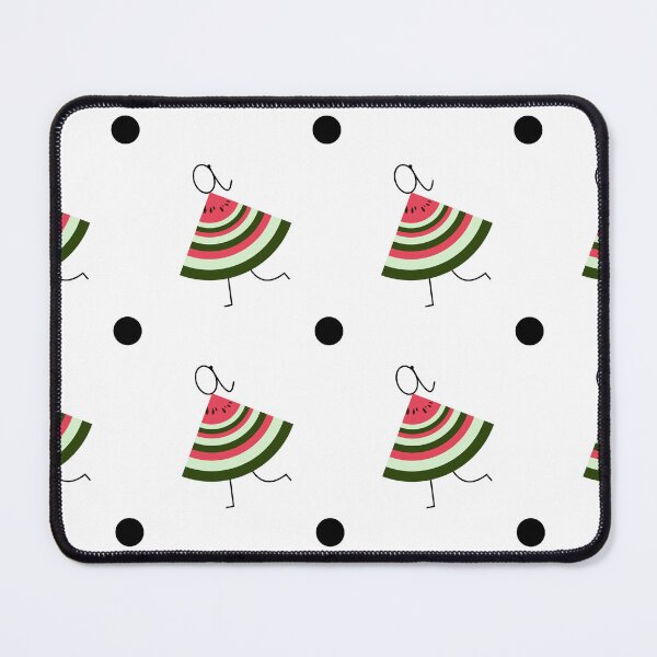 Item preview, Cute Watermelon Girl Seamless Pattern Design designed and sold by NadDot.