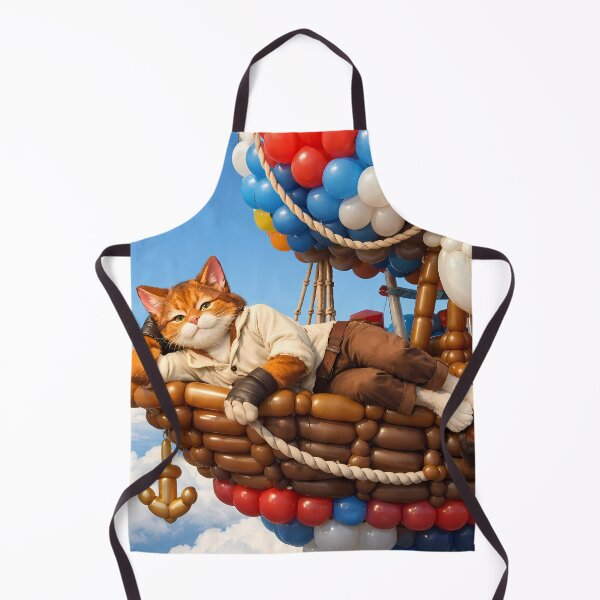 Item preview, Relaxed Cat In Balloon Air Adventure designed and sold by KnitOfShadoF.
