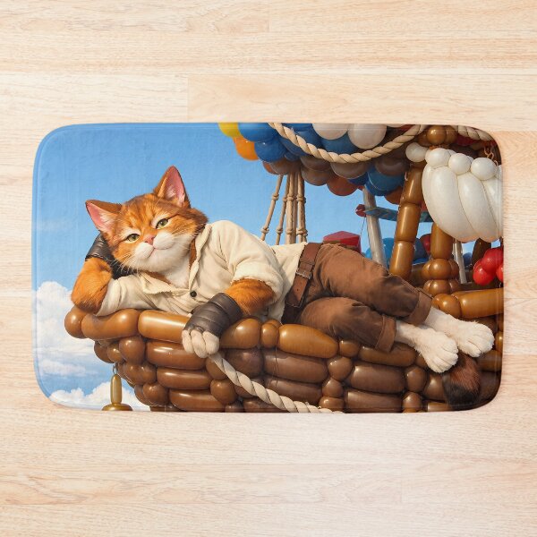 Item preview, Relaxed Cat In Balloon Air Adventure designed and sold by KnitOfShadoF.