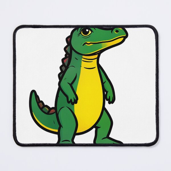 Item preview, Classic Traditional Tattoo Green Crocodile designed and sold by Bloomkept.