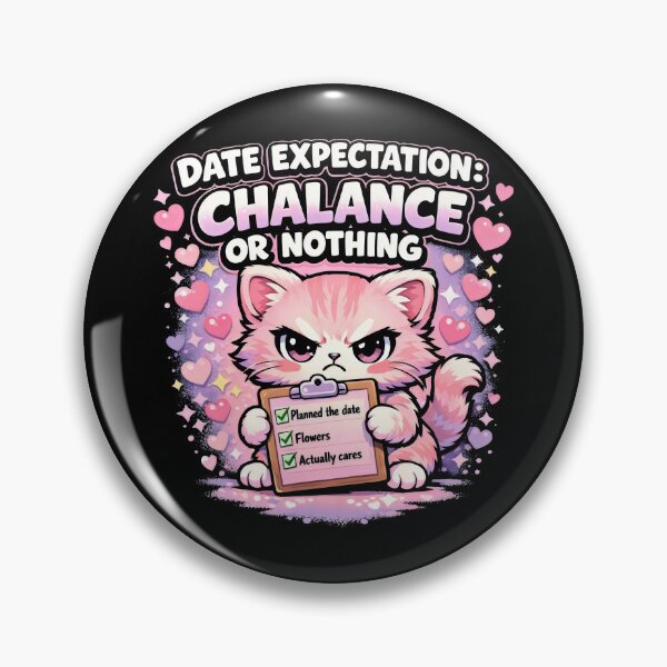 Item preview, Chalance Or Nothing Kawaii Cat Dating Standards designed and sold by SplashTastic.