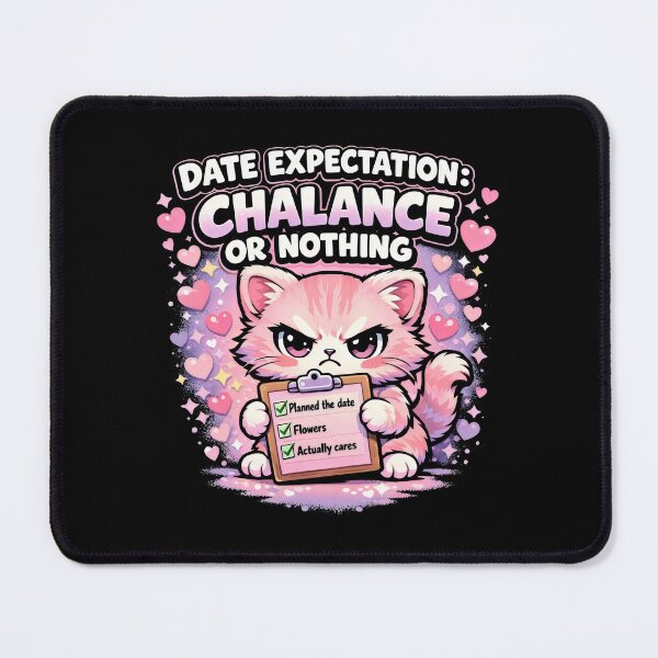 Item preview, Chalance Or Nothing Kawaii Cat Dating Standards designed and sold by SplashTastic.