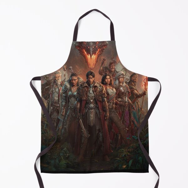 Item preview, Red Dragon Head Behind a Group of Heroes designed and sold by Piotrek0001.