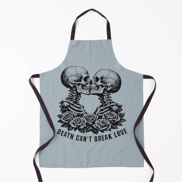 Item preview, Death Can’t Break Love Skull Couple Gothic T-Shirt | Dark Romance Skeleton Love Tee designed and sold by Negisandeep studio.
