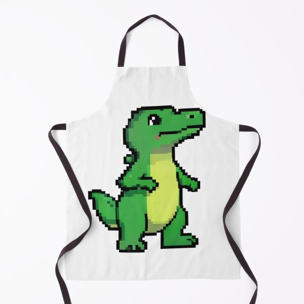 Item preview, Retro Pixel Art Green Crocodile Standing designed and sold by Bloomkept.