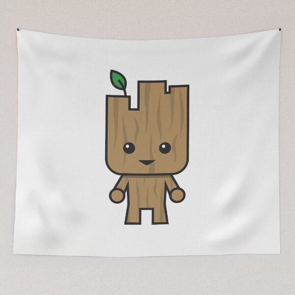 Item preview, Cute Tree Character Chibi – Kawaii Wooden Cartoon Plant | Minimal Nature Graphic Tee designed and sold by amareshdas008.
