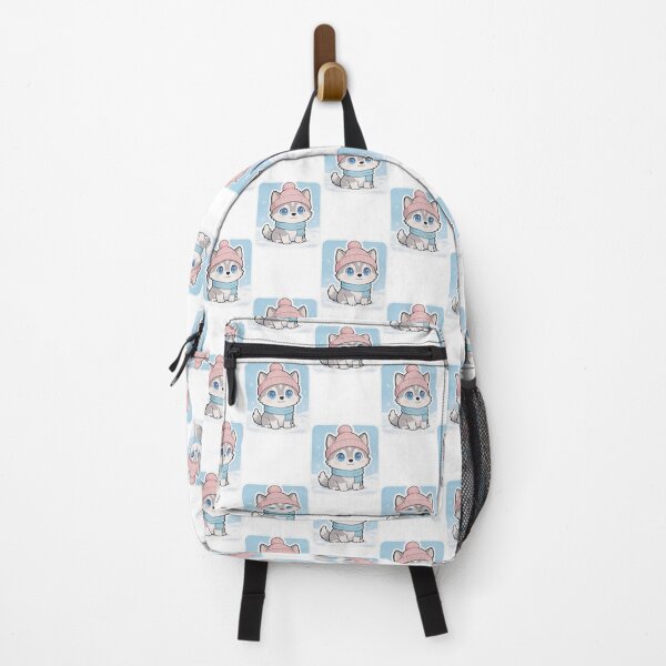 Item preview, Cute Winter Husky Kawaii Sticker| Adorable Dog with Beanie and Scarf designed and sold by carestazafeli.