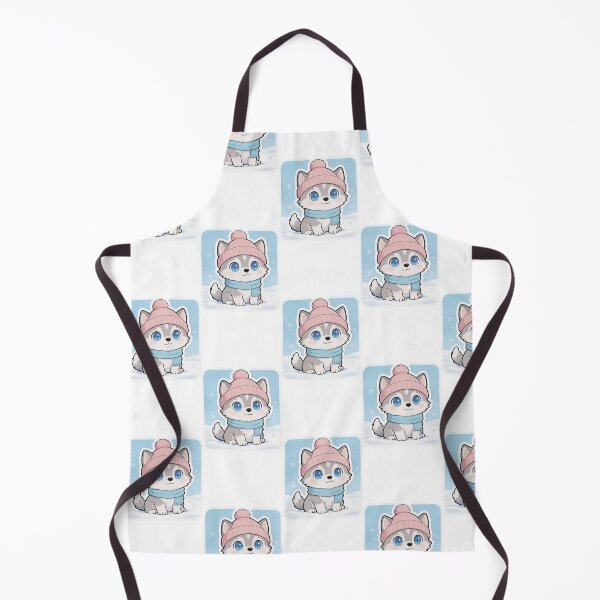 Item preview, Cute Winter Husky Kawaii Sticker| Adorable Dog with Beanie and Scarf designed and sold by carestazafeli.