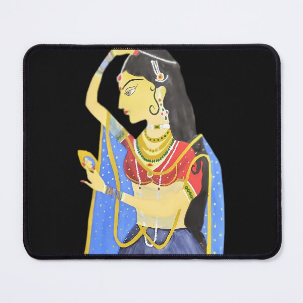 Item preview, Indian Ancient Traditional Lady Hand Made Drawing Classic designed and sold by golekpurba.