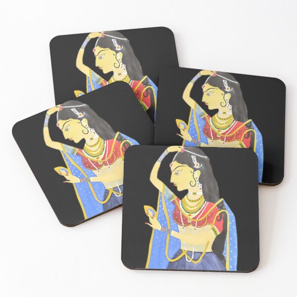Item preview,  Indian Ancient Traditional Lady Hand Made Drawing Classic designed and sold by golekpurba.