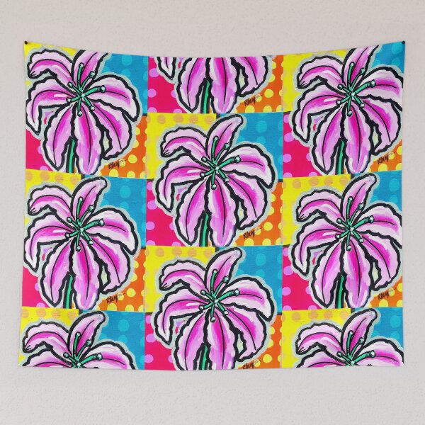 Item preview, Pink Tiger Lily  designed and sold by Rebecca Lyon Art .