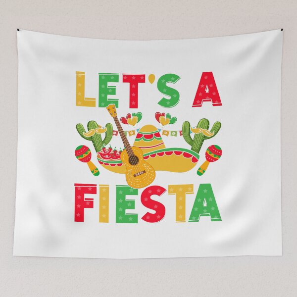 Item preview, Let’s A Fiesta – Funny Cinco de Mayo Party Design designed and sold by ZentifyPrints.