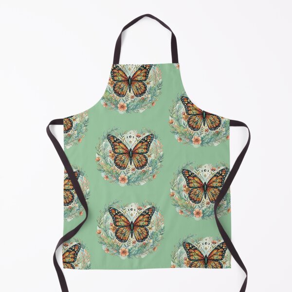 Item preview, Vintage Monarch Butterfly with Flowers and Moon Phases designed and sold by GanethViolette0.