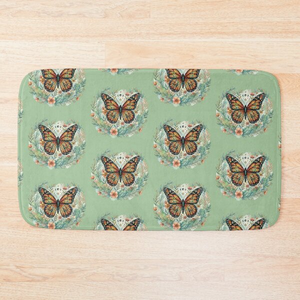 Item preview, Vintage Monarch Butterfly with Flowers and Moon Phases designed and sold by GanethViolette0.