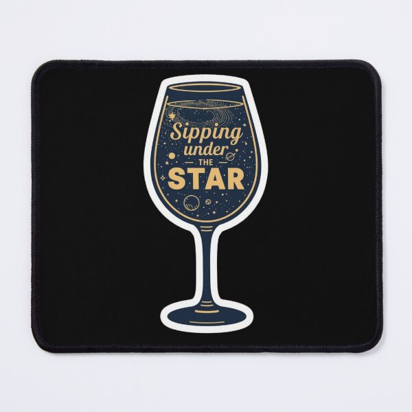Item preview, Stargazing and Wine Tasting - Astronomy Lover designed and sold by The Prompted Soul.