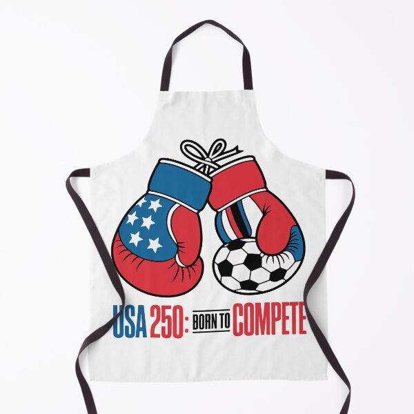 Item preview, USA 250 Born to Compete World Cup 2026 Boxing Football designed and sold by PixelWaveBD.