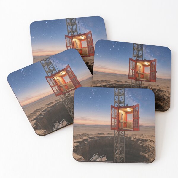 Item preview, Elevator to Mars at 9 PM designed and sold by MuradArtStudio.