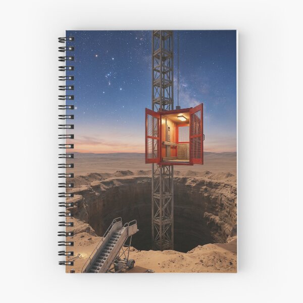 Item preview, Elevator to Mars at 9 PM designed and sold by MuradArtStudio.