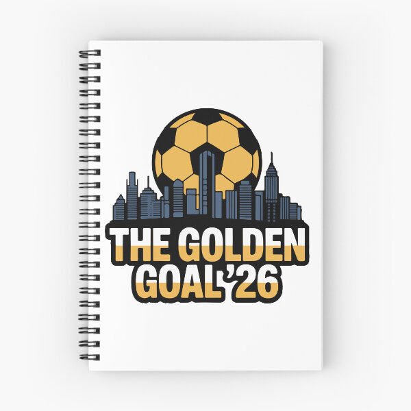 Item preview, The Golden Goal 26 World Cup City Skyline Soccer designed and sold by PixelWaveBD.