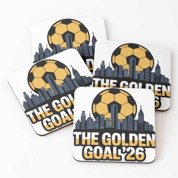 Item preview, The Golden Goal 26 World Cup City Skyline Soccer designed and sold by PixelWaveBD.