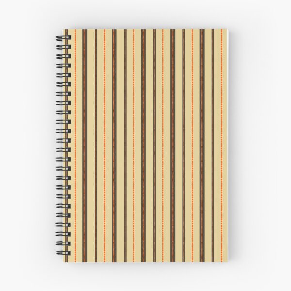 Item preview, Retro dotted vertical stripes pattern beige brown orange minimalist geometric line design designed and sold by WildHugeDot.