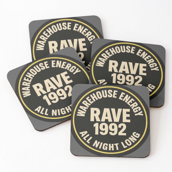 Artikelvorschau, Rave 1992 Warehouse Energy – Old School Techno Design entworfen und verkauft von |TRSSHOP|.