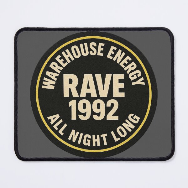 Item preview, Rave 1992 Warehouse Energy – Old School Techno Design designed and sold by |TRSSHOP|.