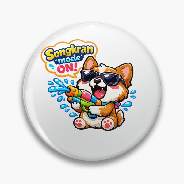 Item preview, Funny Dog Water Fight Shirt – Songkran Mode ON Summer Meme.  designed and sold by ShounenGifts.
