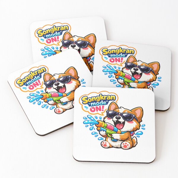 Item preview, Funny Dog Water Fight Shirt – Songkran Mode ON Summer Meme.  designed and sold by ShounenGifts.