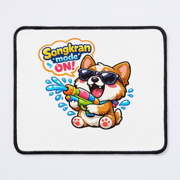 Item preview, Funny Dog Water Fight Shirt – Songkran Mode ON Summer Meme. designed and sold by ShounenGifts.