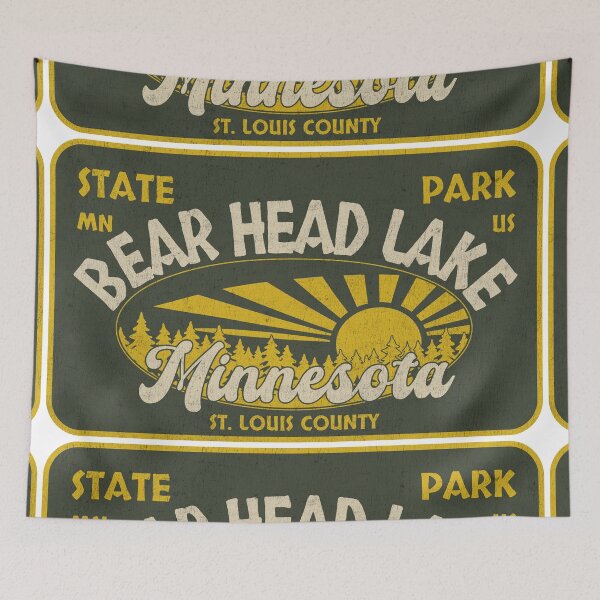 Item preview, Bear Head Lake State Park, St. Louis County, Minnesota, badge design designed and sold by Wanderful-roads.