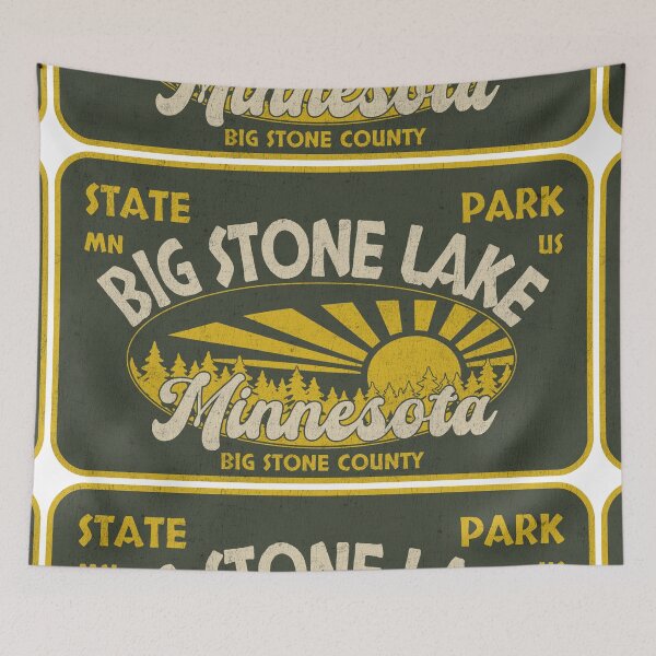 Item preview, Big Stone Lake State Park, Big Stone County, Minnesota, badge design designed and sold by Wanderful-roads.