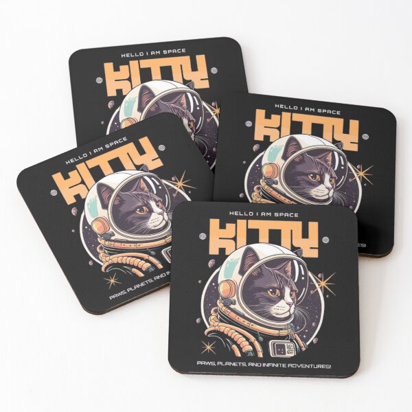 Item preview, Kitty Astronaut Space Explorer - Retro Sci-Fi Cat Graphic designed and sold by GenZFashion000.