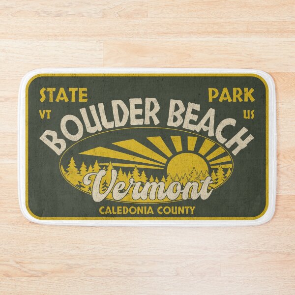 Item preview, Boulder Beach State Park, Caledonia County, Vermont, badge design designed and sold by Wanderful-roads.