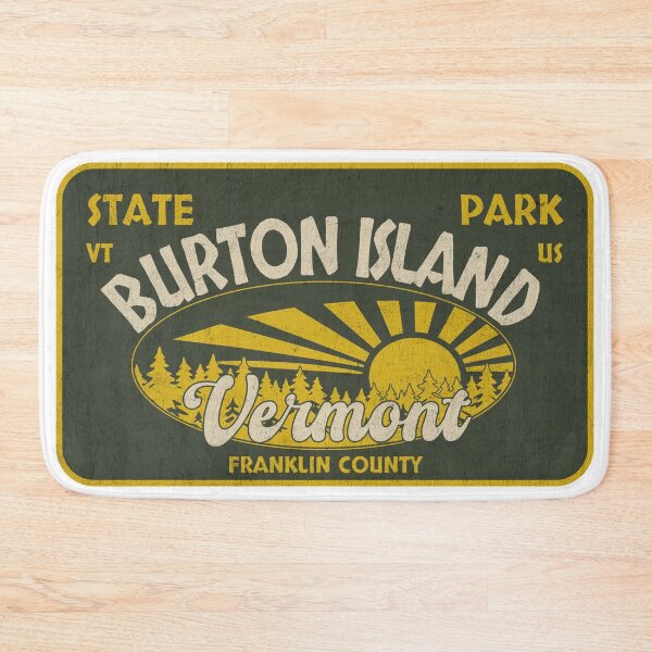 Item preview, Burton Island State Park, Franklin County, Vermont, badge design designed and sold by Wanderful-roads.