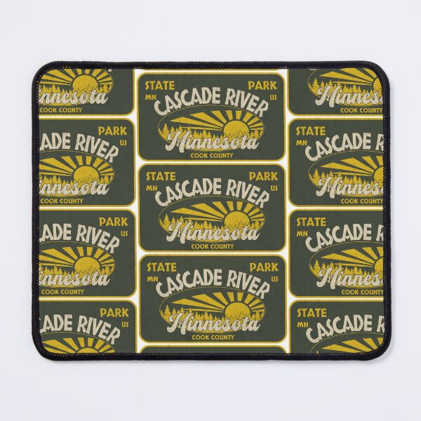 Item preview, Cascade River State Park, Cook County, Minnesota, badge design designed and sold by Wanderful-roads.