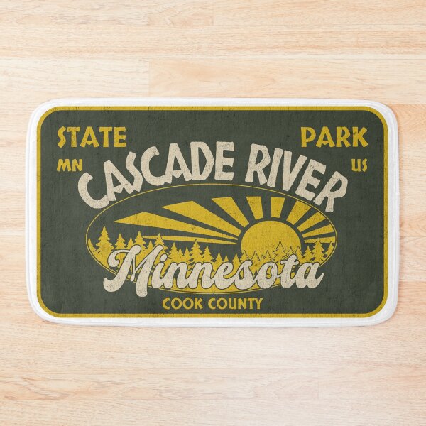 Item preview, Cascade River State Park, Cook County, Minnesota, badge design designed and sold by Wanderful-roads.