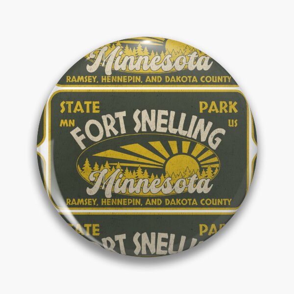 Item preview, Fort Snelling State Park, Ramsey, Hennepin, and Dakota County, Minnesota, badge design designed and sold by Wanderful-roads.