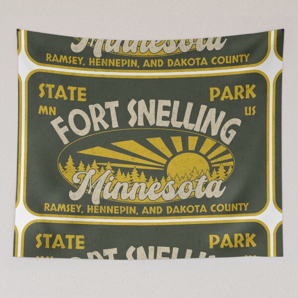 Item preview, Fort Snelling State Park, Ramsey, Hennepin, and Dakota County, Minnesota, badge design designed and sold by Wanderful-roads.