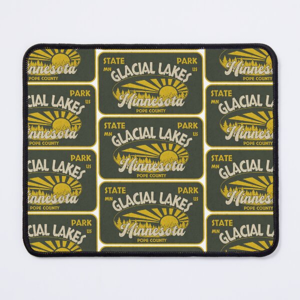 Item preview, Glacial Lakes State Park, Pope County, Minnesota, badge design designed and sold by Wanderful-roads.